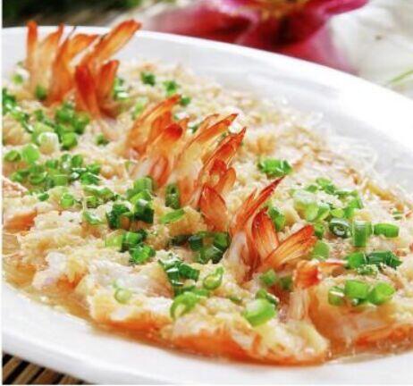 Steamed Crispy Shrimp w. Garlic & Vermicelli